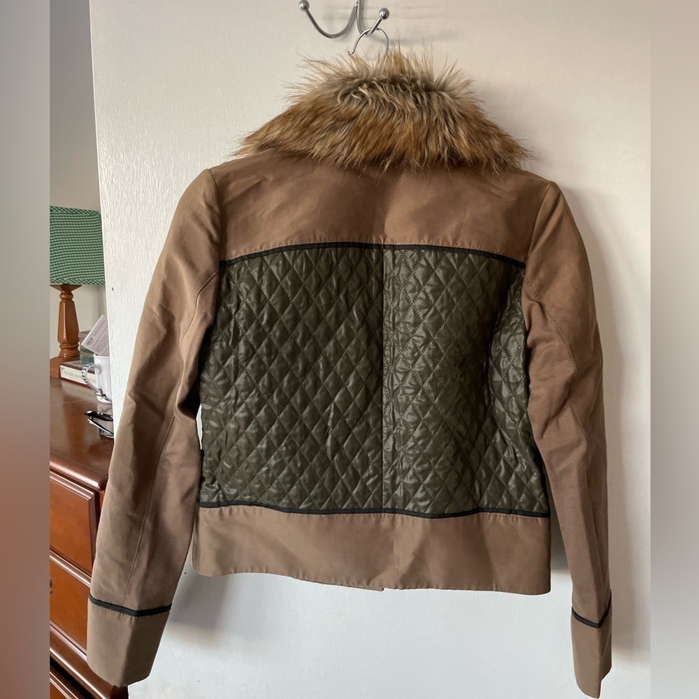 BCBG Faux Fur Coat - Picture 2 of 3